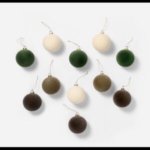 Threshold Studio McGee Velvet Decorative Ornaments, Set of 11